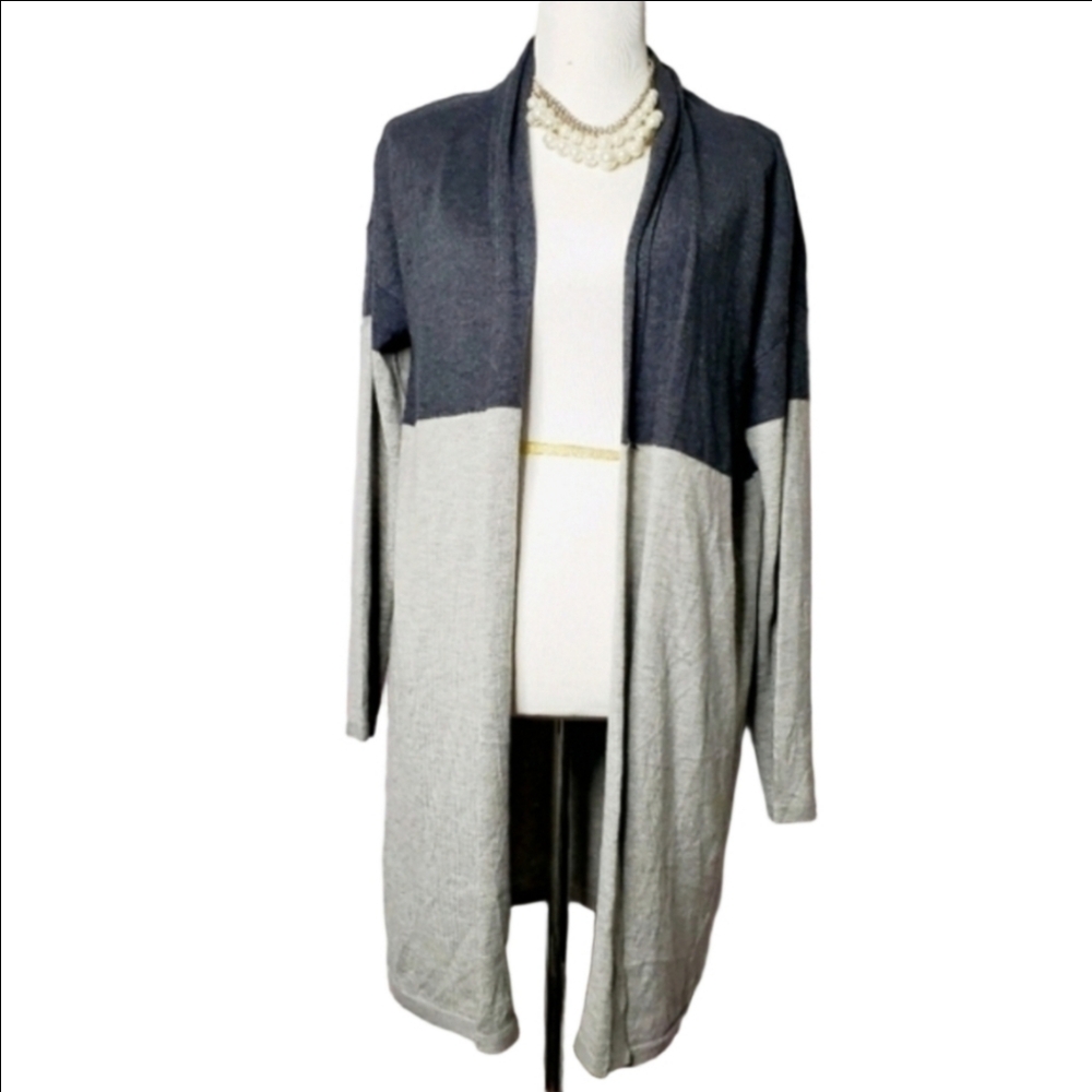 Colour works size S‎ gray long cardigan …